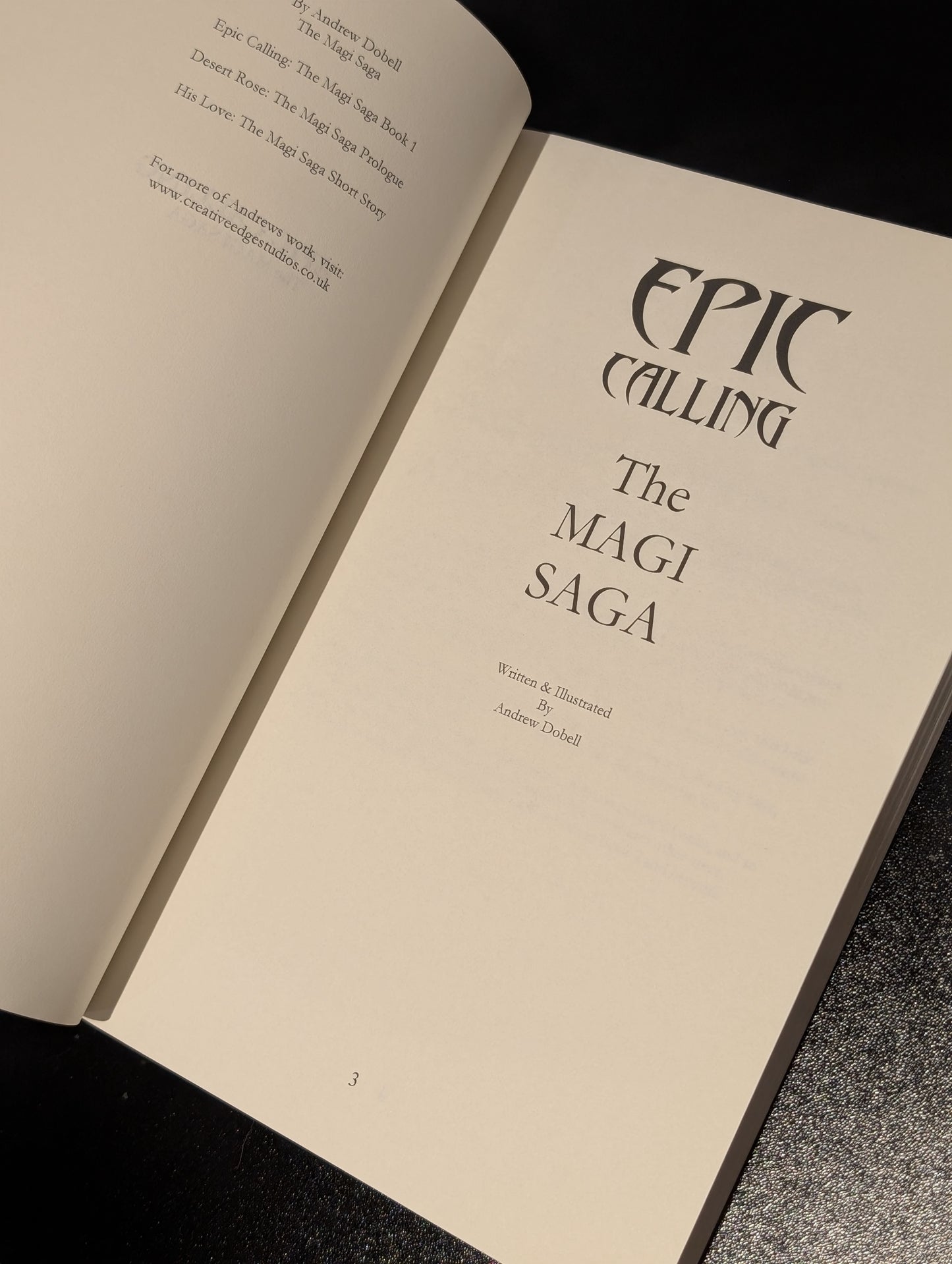 SIGNED PAPERBACK: Epic Calling: The Magi Saga, Book 1, OUT-OF-PRINT