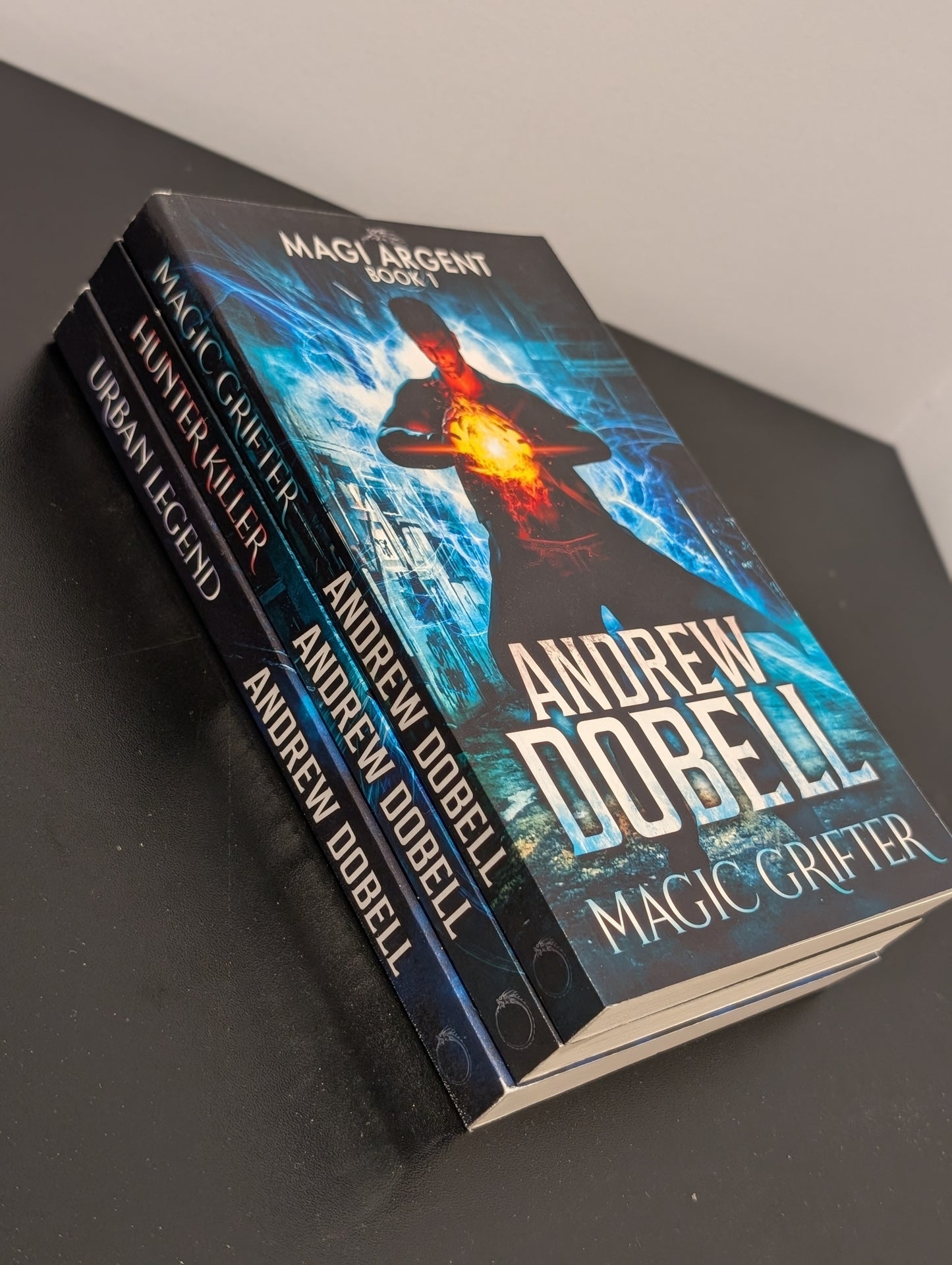 SIGNED PAPERBACKS | Magi Argent, Complete Series - Out of print covers