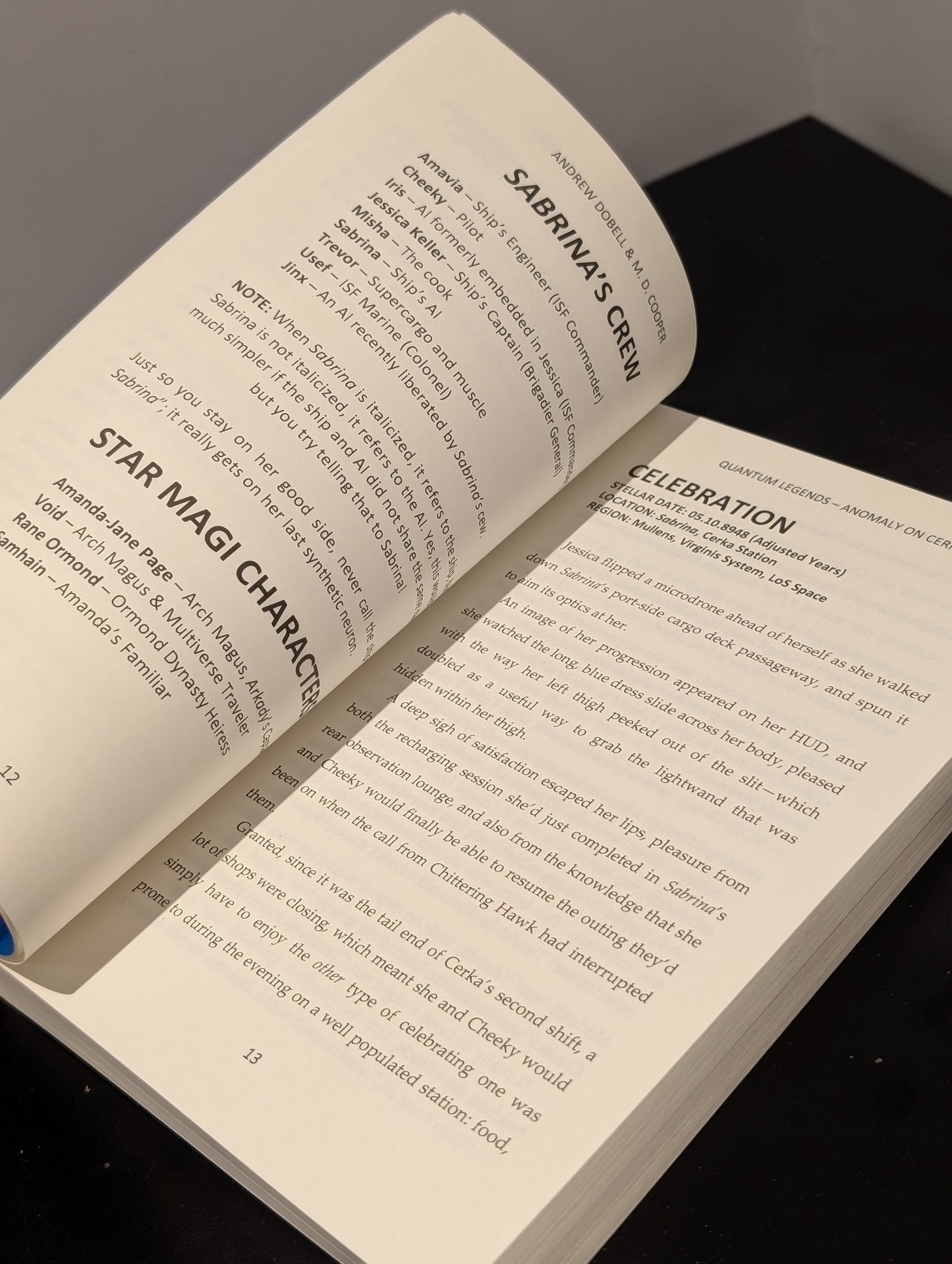 SIGNED PAPERBACK | Anomaly on Cerka: Quantum Legends 1