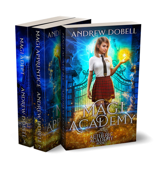 SIGNED PAPERBACKS - Aetheric Academy - 3 Book Series