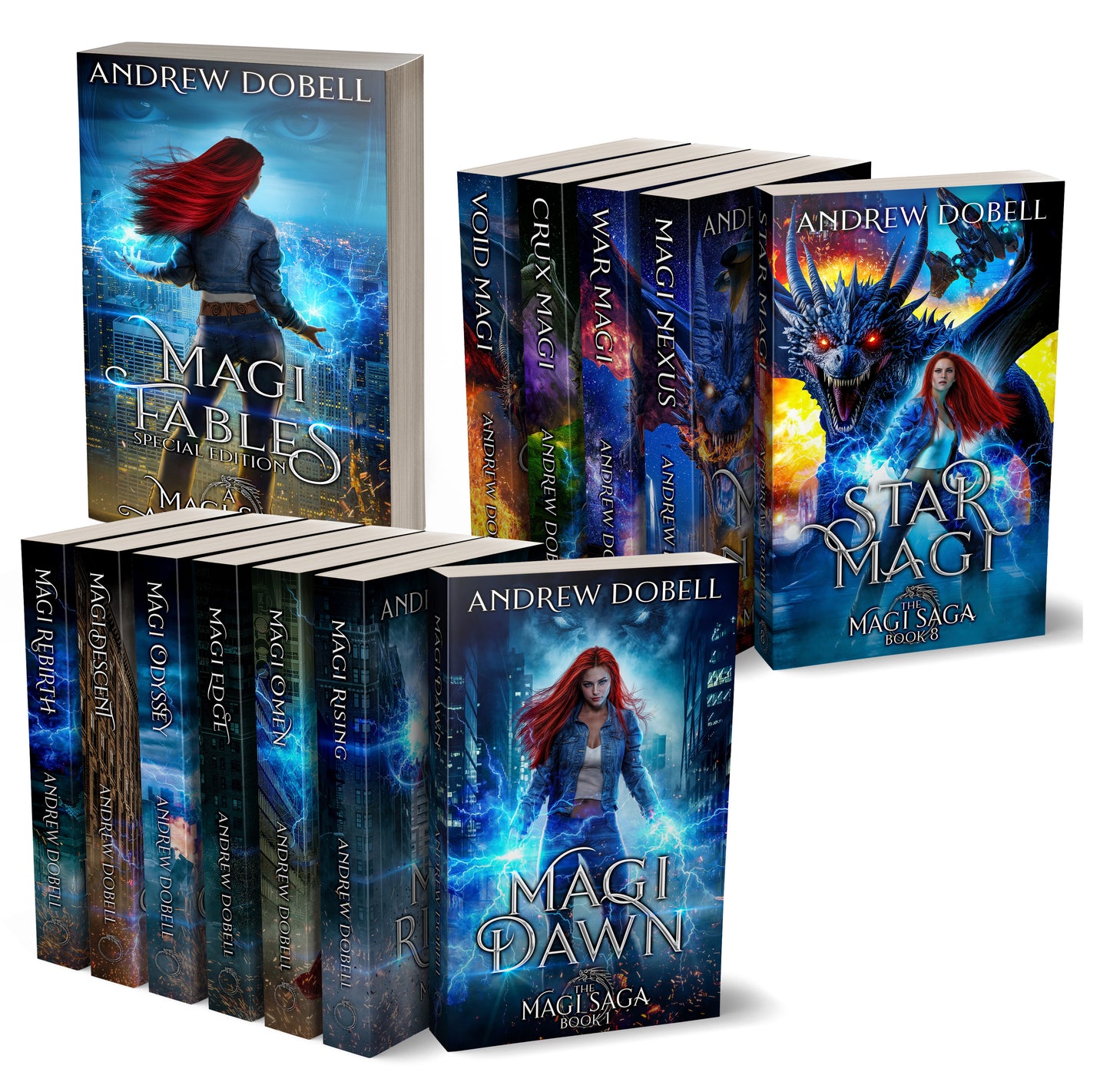 The Complete Magi Saga - PAPERBACK BUNDLE + Magi Anthology Book.