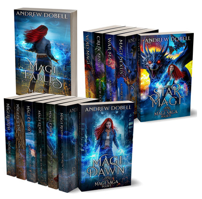 The Complete Magi Saga - PAPERBACK BUNDLE + Magi Anthology Book.