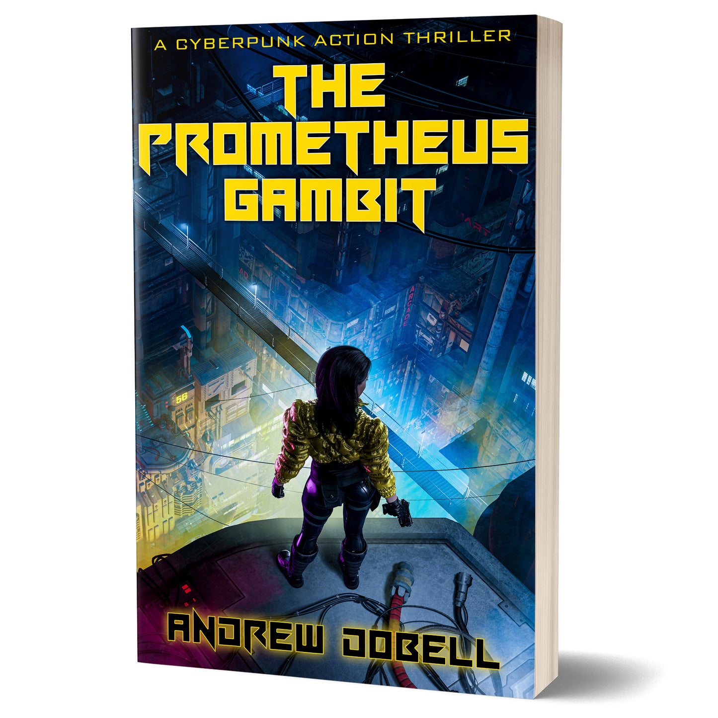 The Prometheus Gambit: A Gripping Cyberpunk Thriller (The New Prometheus Book 2) - PAPERBACK