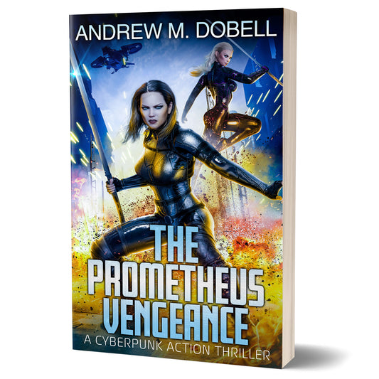 PAPERBACKS - The New Prometheus - Cyberpunk – Andrew Dobell Author