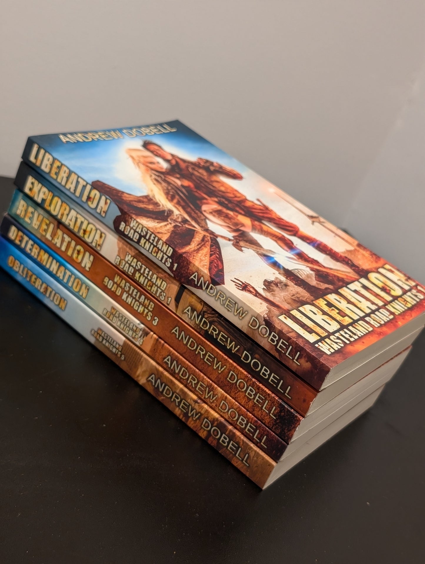 SIGNED PAPERBACKS - Wasteland Road Knights - Complete Series