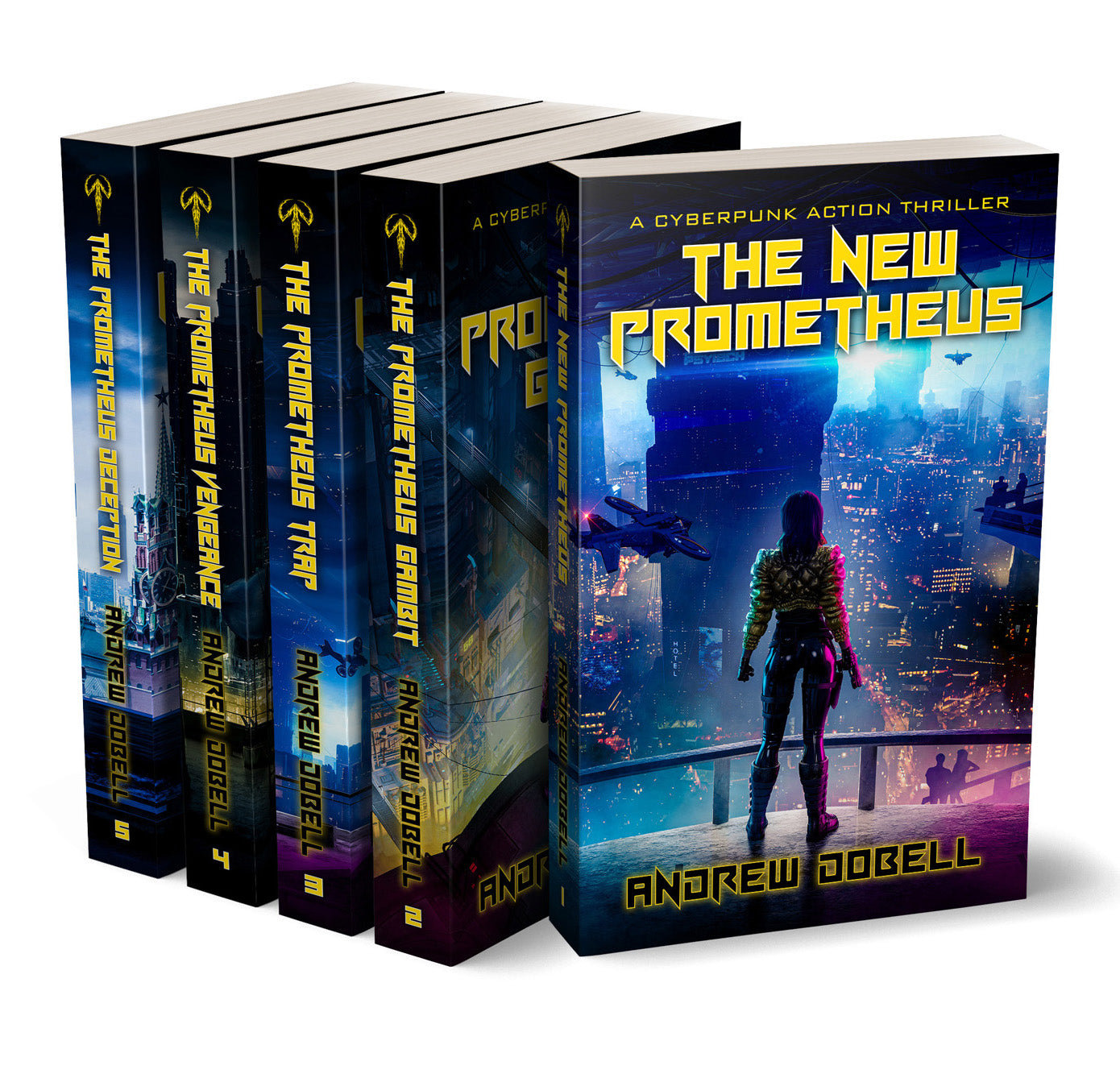 PAPERBACKS - The New Prometheus - Cyberpunk – Andrew Dobell Author