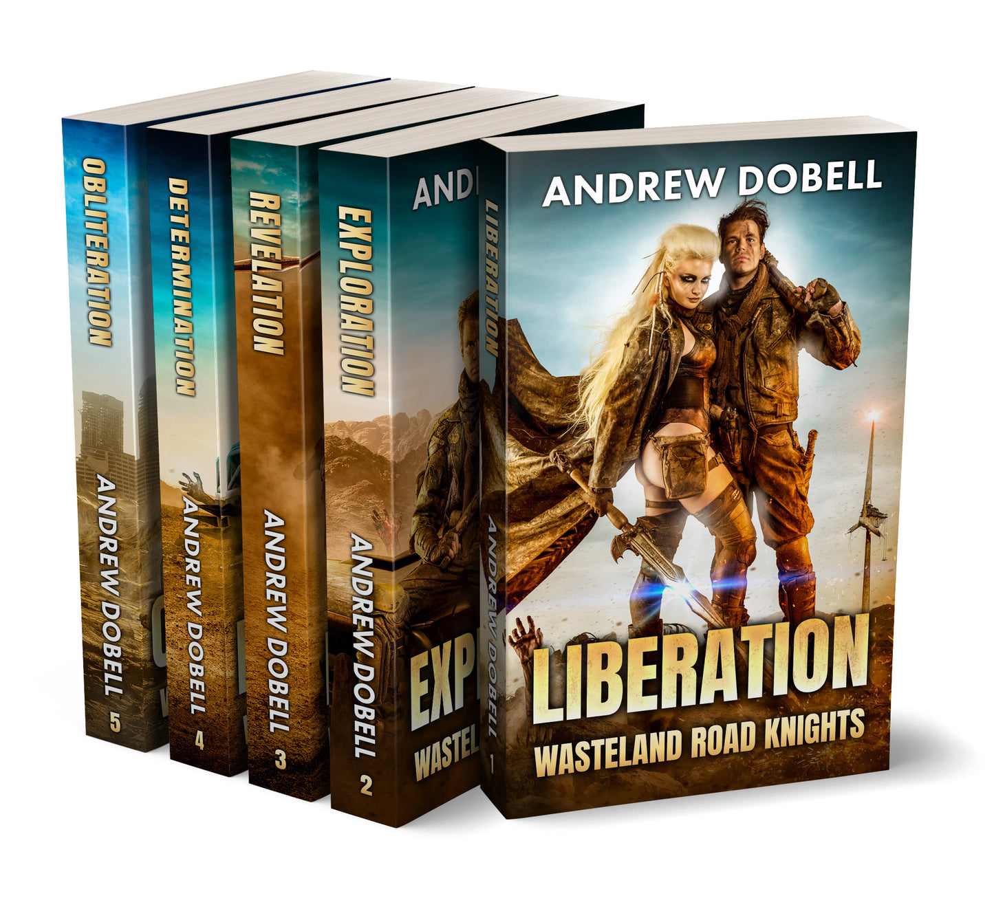 SIGNED PAPERBACKS - Wasteland Road Knights - Complete Series