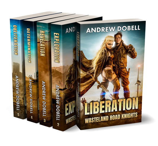 SIGNED PAPERBACKS - Wasteland Road Knights - Complete Series